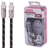 کابل دو سر تایپ سی تسکو مدل TCPD 714 طول 1.2 متر