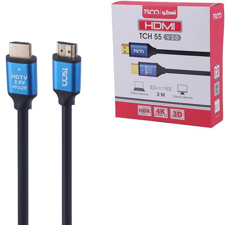 کابل HDMI 4K تسکو مدل TCH 55 طول 2 متر