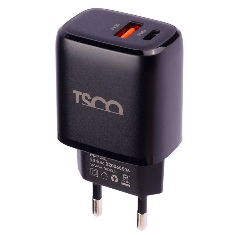 شارژر دیواری 20 وات تسکو مدل TTC 65