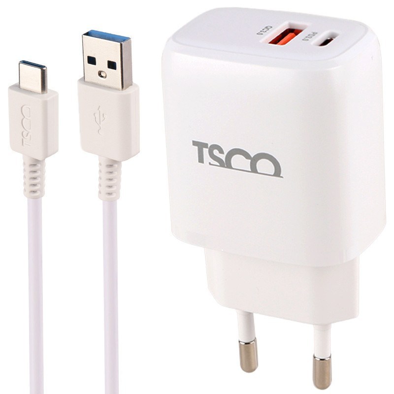 شارژر دیواری 20 وات تسکو مدل TTC 65