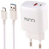 شارژر دیواری 20 وات تسکو مدل TTC 65