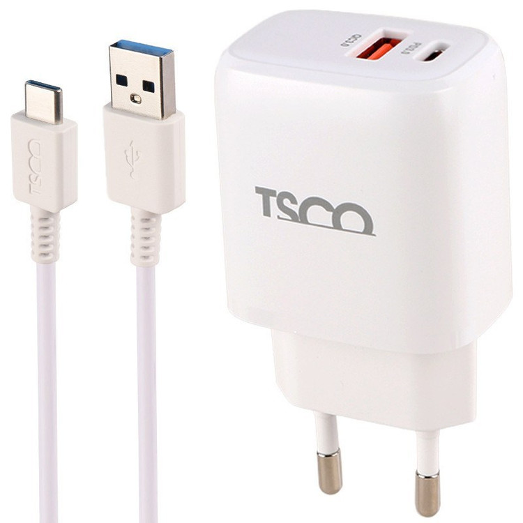 شارژر دیواری 20 وات تسکو مدل TTC 65