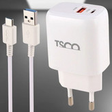 شارژر دیواری 20 وات تسکو مدل TTC 65