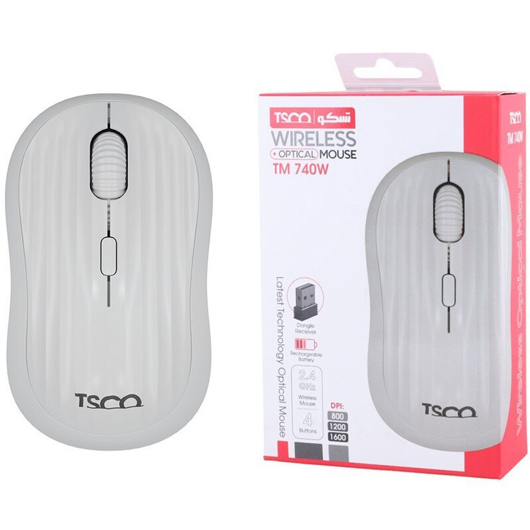 ماوس بی سیم تسکو مدل TM 740W
