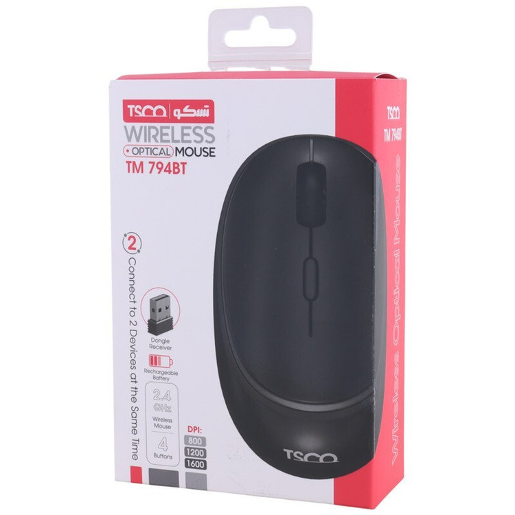 ماوس بی سیم تسکو مدل TM 794BT