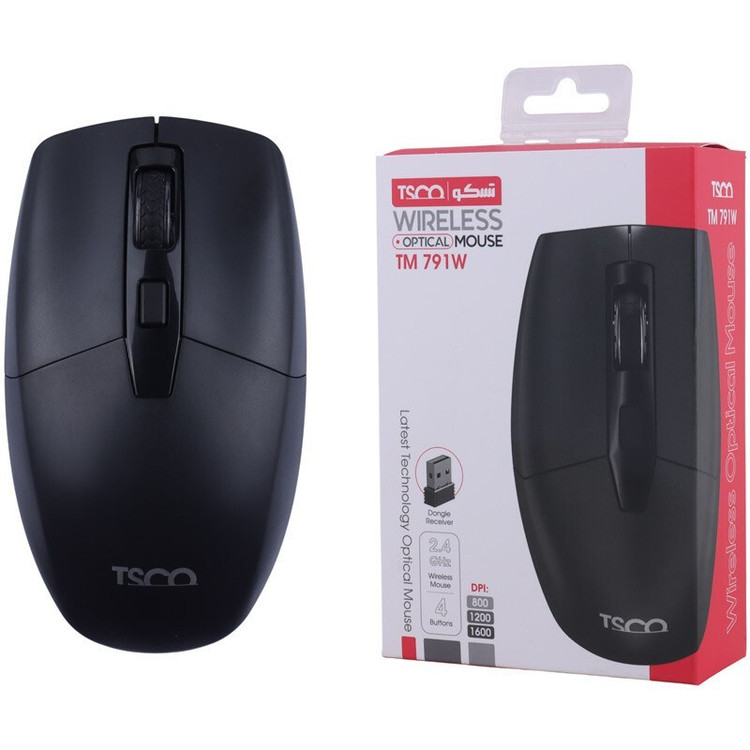 ماوس بی سیم تسکو مدل TM 791W