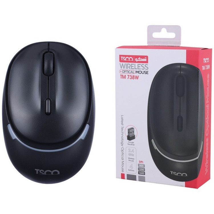 ماوس بی سیم تسکو مدل TM 738W