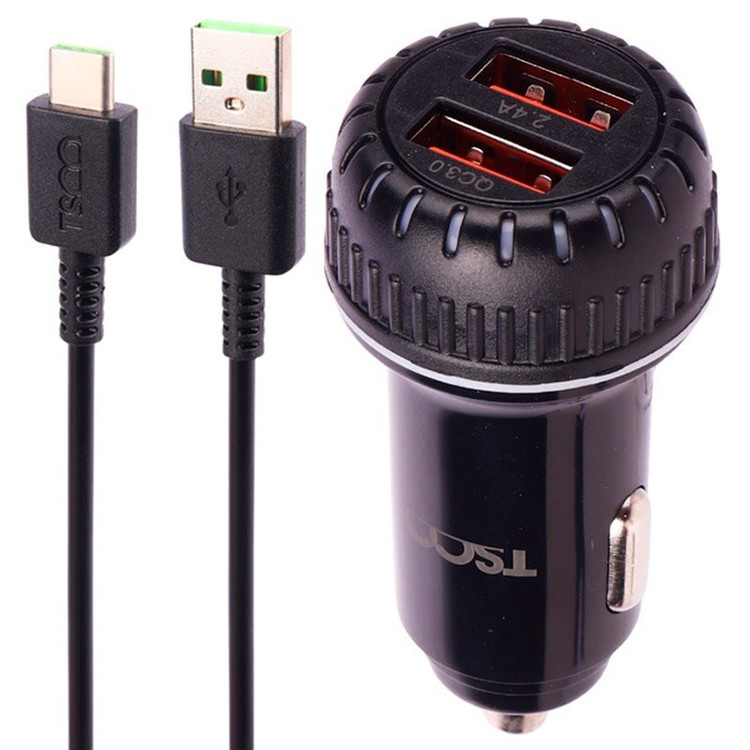 شارژر فندکی فست شارژ تسکو مدل TCG 37