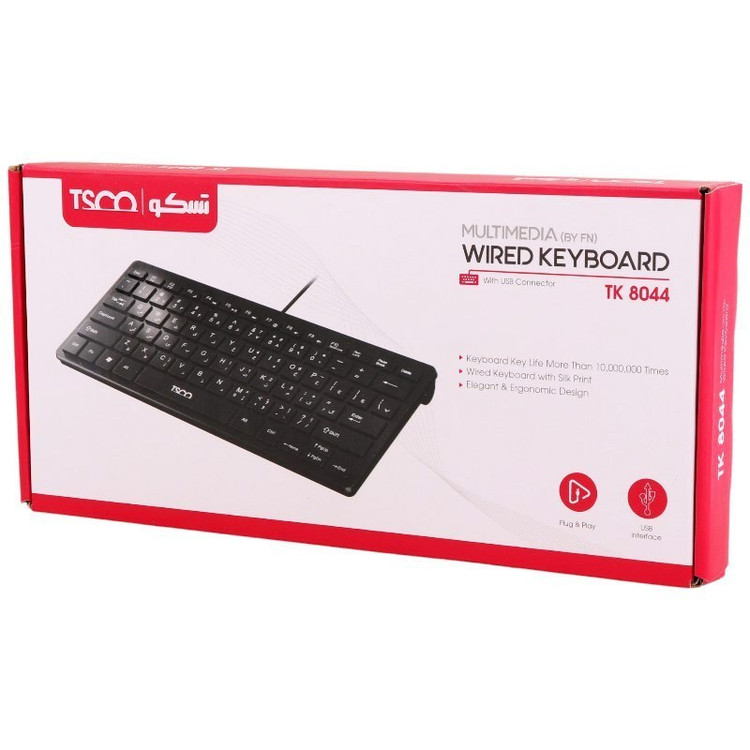 کیبورد تسکو مدل TK 8044
