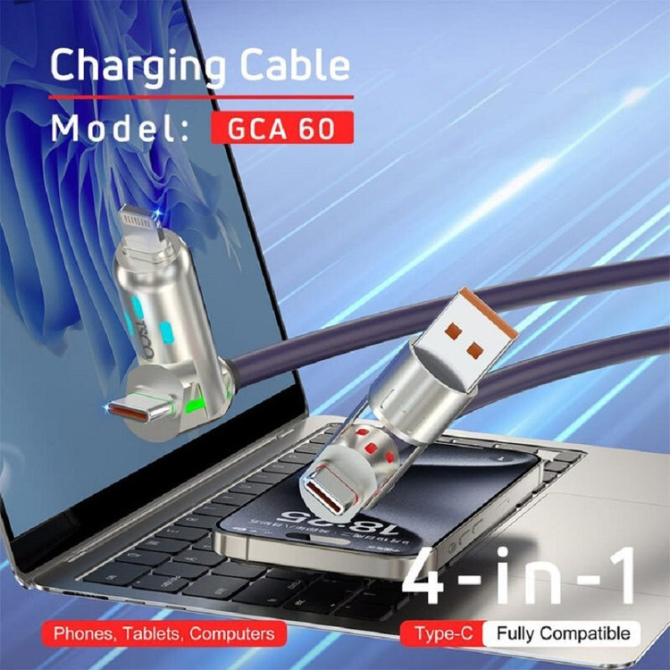 کابل شارژ چندکاره تسکو مدل GCA 60 طول 2 متر